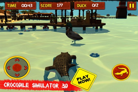 Crocodile Simulator 3D! screenshot 4