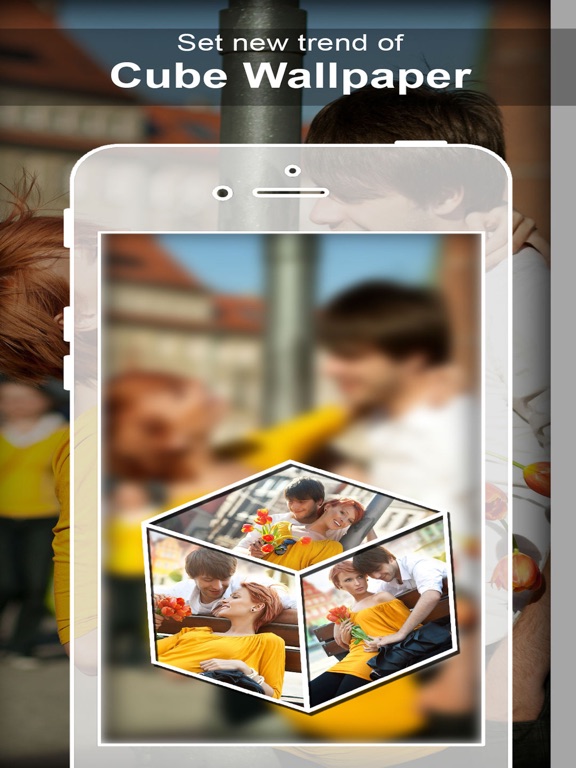 Screenshot #5 pour Photo Cube Live wallpaper - 3D Cube Live Wallpaper