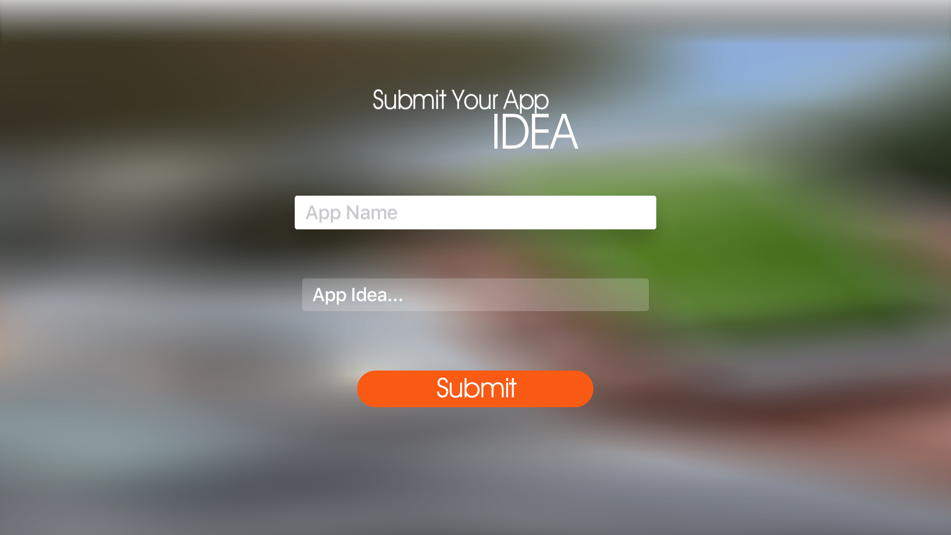 Submit Your App Idea