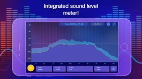Octave Band Real Time Frequency Analyzer and Sound Level Meter screenshot