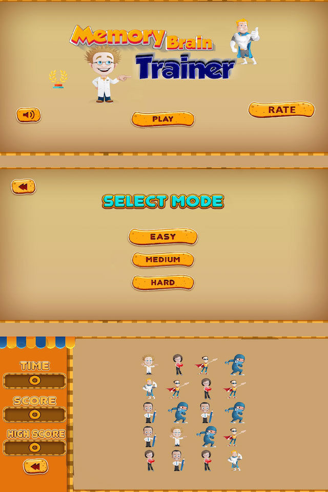 Memory Brain Trainer   Memory games Memory boost