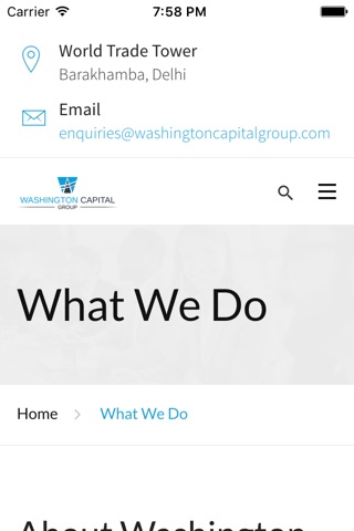 Washington Capital Group screenshot 4