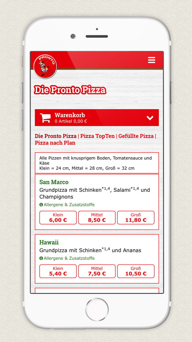 Pronto Pizza Hamburg