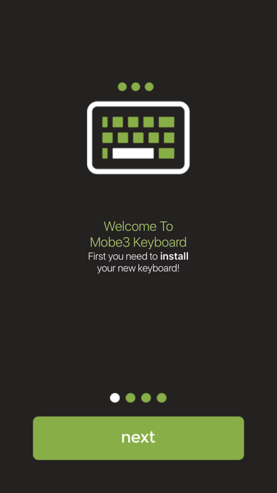 Screenshot #1 pour Mobe3 Keyboard