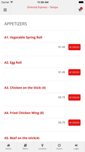 Oriental Express - Tampa Online Ordering(圖2)-速報App