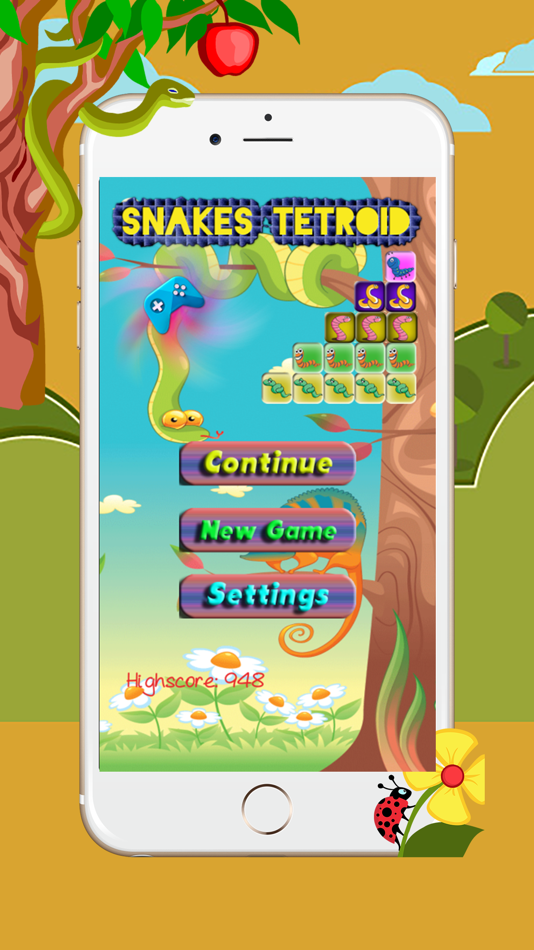 #1. Snakes Slithering In Square Box - The New Tetroid Puzzle Game (iOS) 由: Perachai Wongsinwises