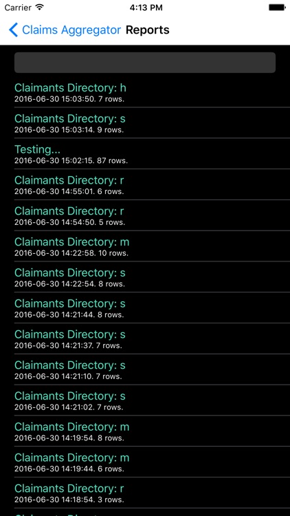 Whitespace Claims Aggregator