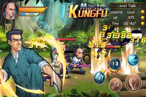King of Kungfu Master - Free cross-action game screenshot 2
