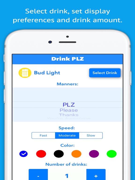 DrinkPLZ iPad screenshot 1 - Food & Drink app