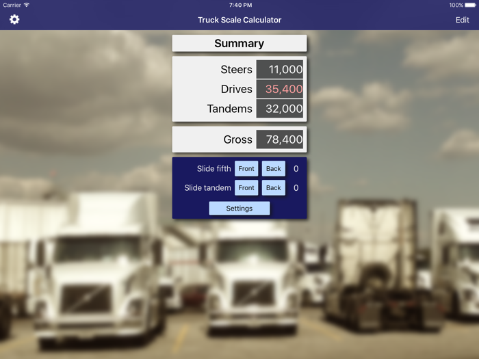 Truck Scale Calculator