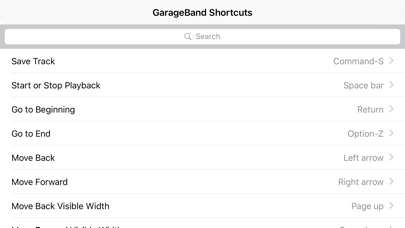 Shortcut: GarageBand Edition Screenshot