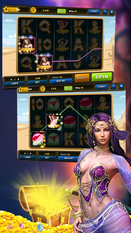 Lucky 777 Hot Pokies Girls Slots Deluxe:  Casino Jackpot Poker Machines Free