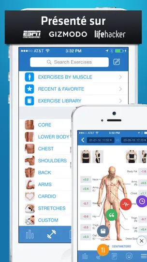 Capture d'écran de Fitness Amis+ sur iPhone 1