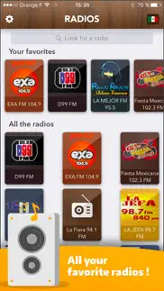 mexican radio - access all radios in mexico free iphone screenshot 1