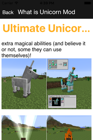 Ultimate Unicorn Pegasus Mod - Flying Horse Mod for Minecraft PC Guide screenshot 2