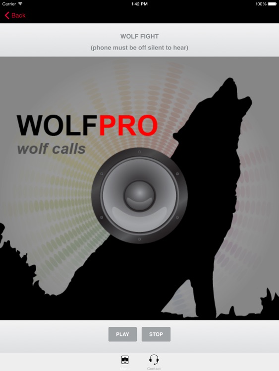 REAL Wolf Calls and Wolf Sounds for Wolf Hunting -- (ad free) BLUETOOTH COMPATIBLE screenshot-3