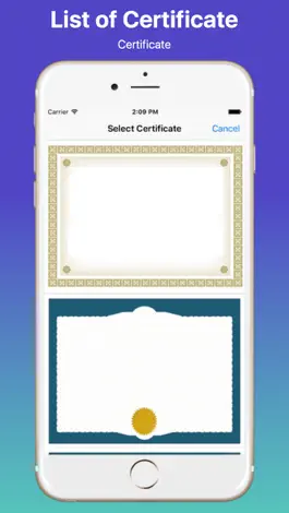 Game screenshot Create Your Own Certificate Pro apk