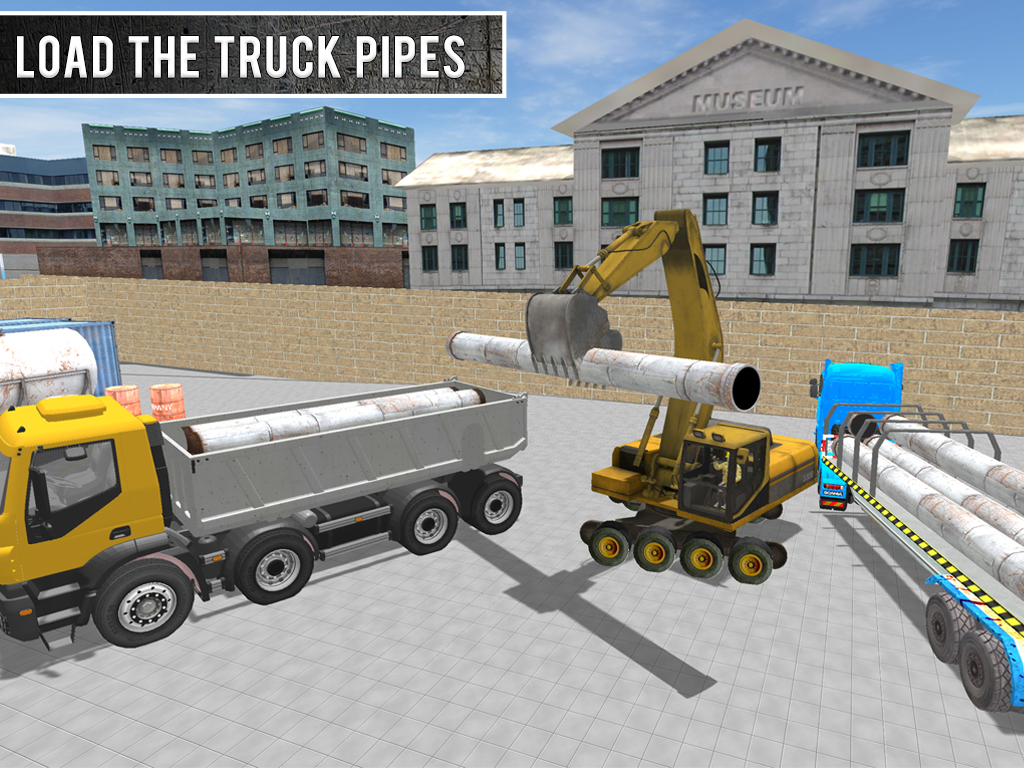 Excavator Crane Simulator 3D