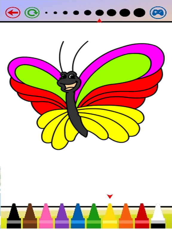 Butterfly Coloring Book For Kids iPad screenshot