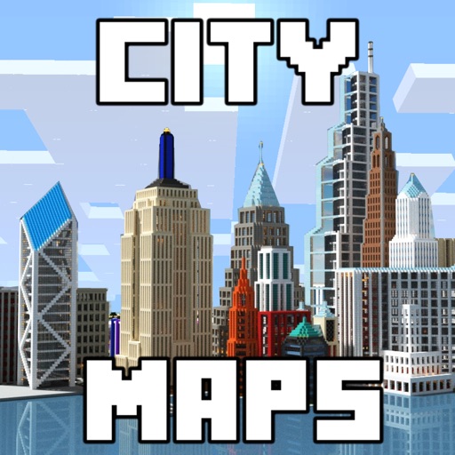 City Maps for minecraft Pocket Edition - Download custom maps for Free Minemaps icon