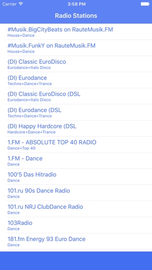 Dance Radio FM - Streaming and listen live to online club and elctronic  beat music from radio station all over the world with the best audio player  on the App Store