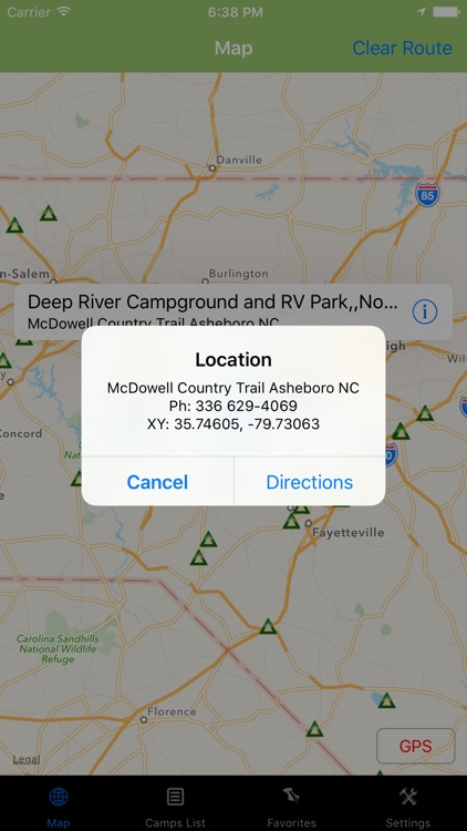 North Carolina – Camping & RV spots screenshot-3