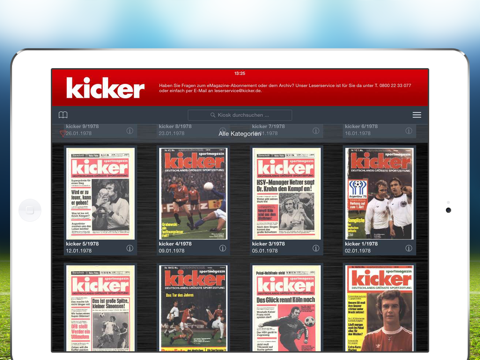 Скриншот из kicker eMagazine