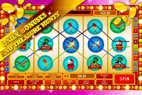 Bird's Nest Slots: Take a risk, roll the wings dice and gain the gambler's virtual crown screenshot 3