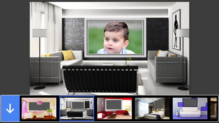 Interior Photo Frame - InstaFramePic Editor