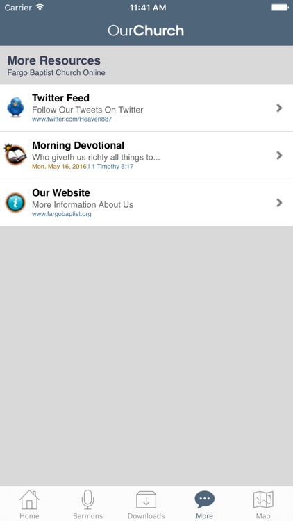 Fargo Baptist Church screenshot-3