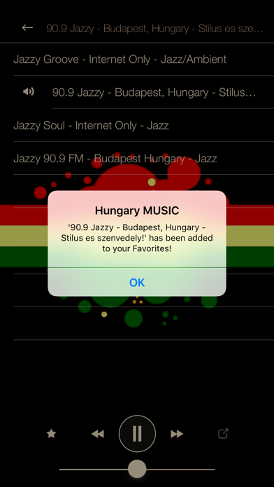 Screenshot #3 pour Hungary Music ONLINE Radio from Budapest
