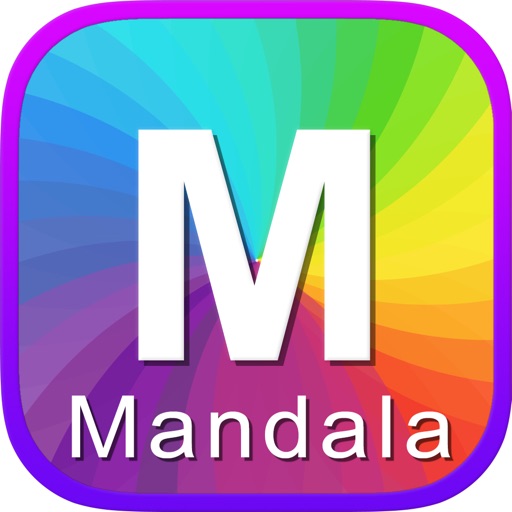 Best Mandala Coloring Book - Free Fun Coloring Pages for Adults Relaxation Anxiety Stress Relief Color Therapy iOS App