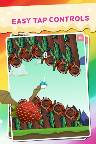 Crazy bird in Happy Forest: Super Sky Flappy Wheels Addicting HD Game screenshot 2