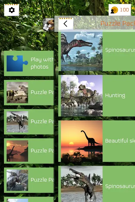 Dino Puzzles - dinosaur jigsaw puzzles