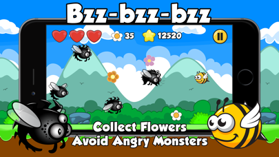 Screenshot #2 pour Bzz-bzz-bzz - Accelerometer Arcade Game