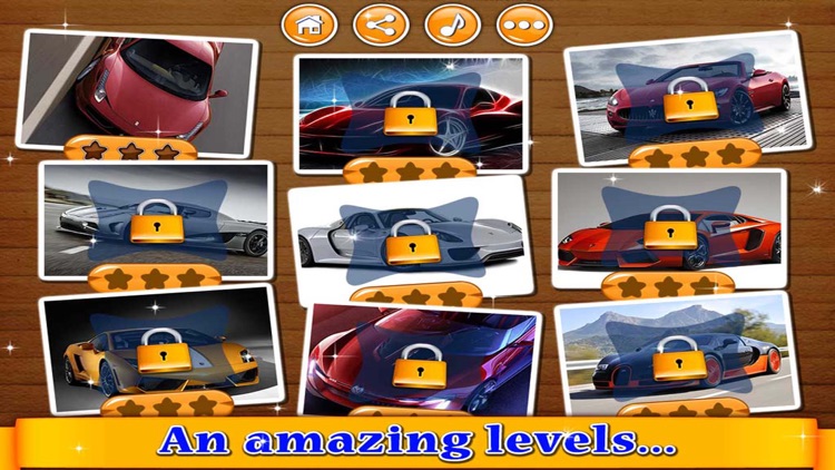 Super Sports Cars - Jigsaw Puzzle for kids