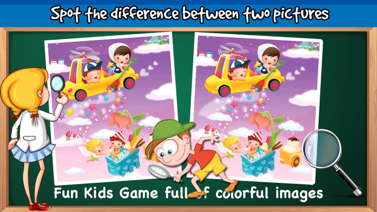 Spot the Difference for Kids & Toddlers - Preschool Nursery Learning Game