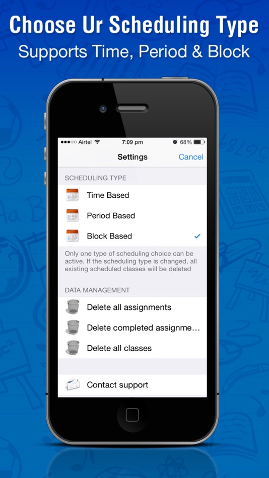 #3. Class Manager– My Homework App (iOS) Podle: Satyadev Mahalingashetty