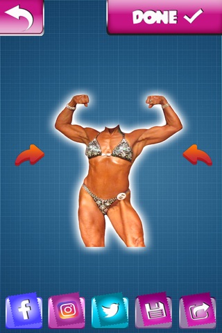 Gym Body Photo Booth – Make Cool Makeover Pics & Montages With Abs Muscles And Six Pack screenshot 2