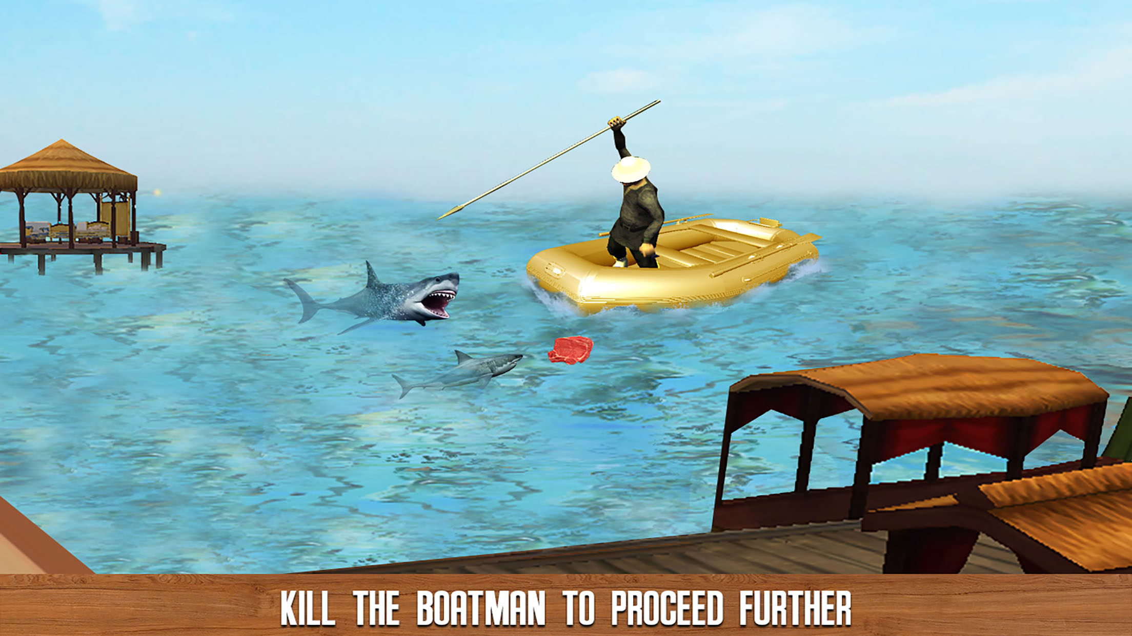 Furious Shark Revolution : Play this Shark Life Simulator to feed and hunt screenshot 3
