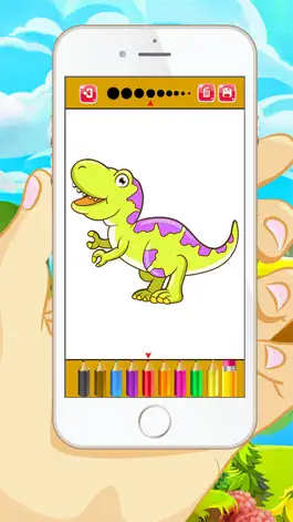 Game screenshot Dinosaur Coloring Book - Educational Coloring Games Free For kids and Toddlers apk