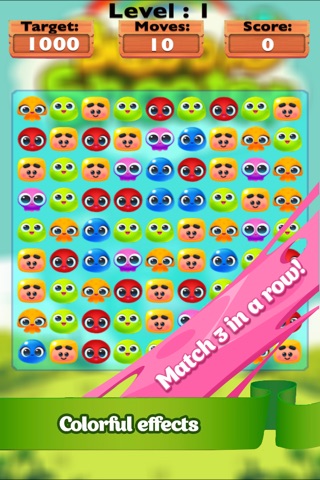 Bubble Crush Bobble Frenzy-Free Best Match 3 game for girls and kids screenshot 3