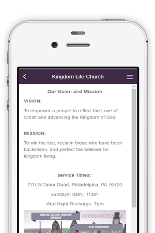 The Kingdom Life Church Ministries screenshot 2