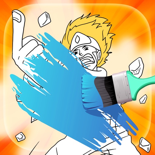 Coloring Book Ninja Paint Game for Naruto Edition