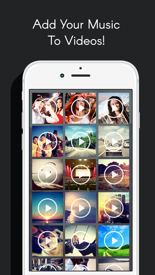 Add Videos to Music - Merge background audio, movie maker & video editor free - 1.0 - (iOS)