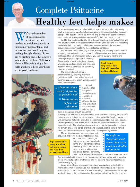 Screenshot #5 pour Parrots magazine