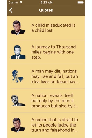 John F. Kennedy - The best quotes screenshot 2