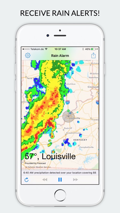 Rain Alarm XT - Radar & Push