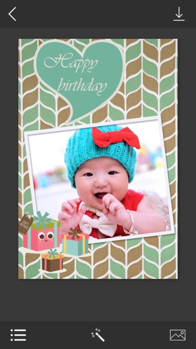 Screenshot #2 pour Birthday Photo Frame - Photo frame editor