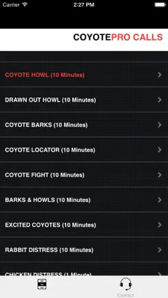 REAL Coyote Hunting Calls - Coyote Calls and Coyote Sounds for Hunting (ad free) BLUETOOTH COMPATIBLE iPhone image 2